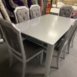 Silver Dining Table 