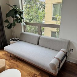 81” Upholstered Modern Sleeper Sofa