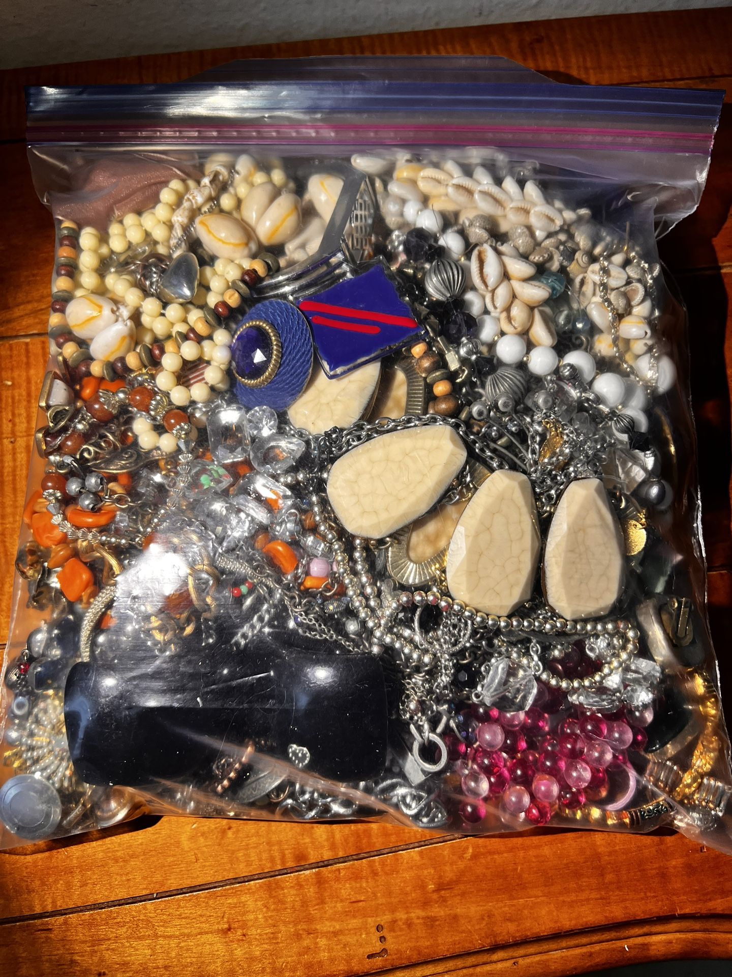 VINTAGE TO MODERN JEWELRY BAG OF CUSTOM JEWELRY