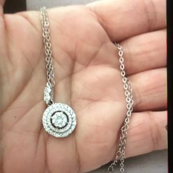 925 Sterling Silver Pendant Necklace 