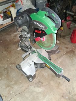 Hitachi laser 12" saw