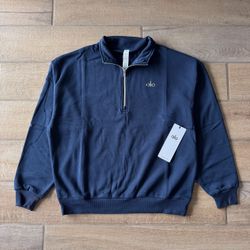 Alo 1/4 Zip Navy