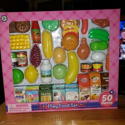 🆕️ 50 PIECES PLAY FOOD SET