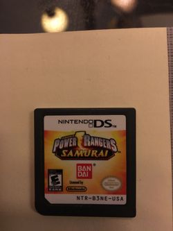 Nintendo ds power rangers