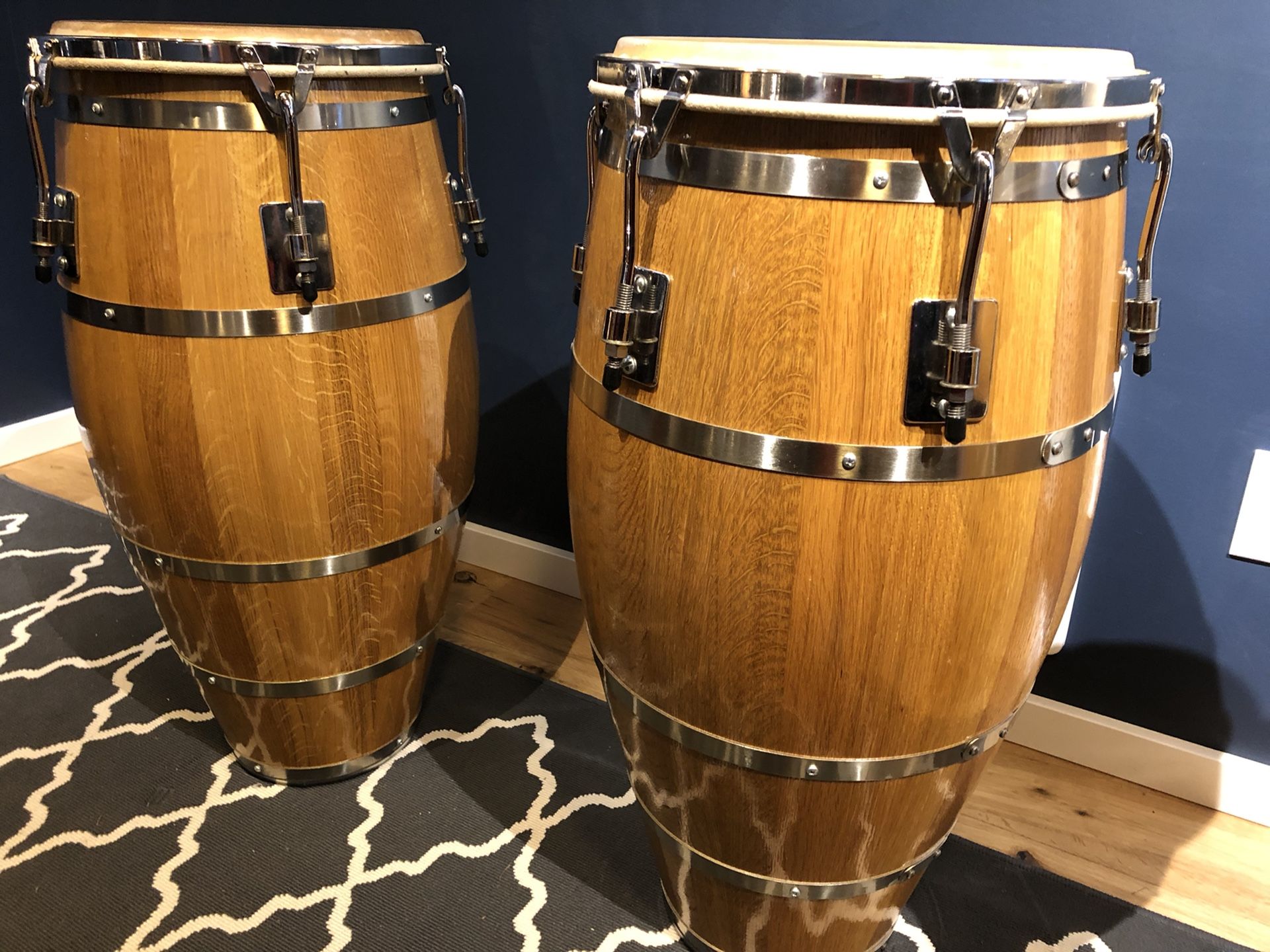Ritmo Drums In Oak Congas, Latin Percussion, Percussion Instruments