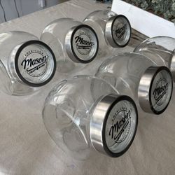 6 Glass Mason Jars