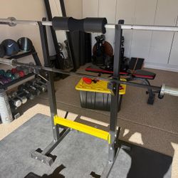 BangTong&Li Squat Rack - Black And Yellow