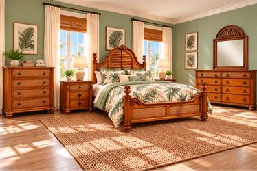 Tommy Bahama style Queen bedroom set 🌴🌴🌴