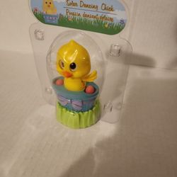 Solar Dancing Easter Chick 4" Tall Yellow