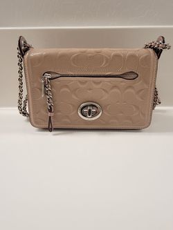 Coach Signature Embossed Crossbody Bag