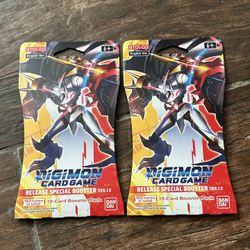 Digimon Card Game BT01-03 Release Special Booster Version 1.5 ENG VER Pack NEW!