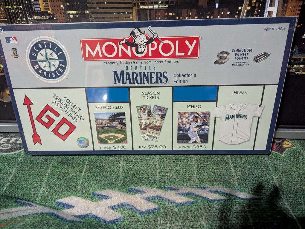 Monopoly Seattle Mariners Collector's Edition 