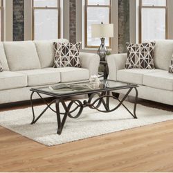 Bita Bluff Sofa And Loveseat! 