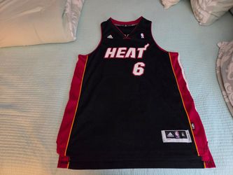 Adidas Miami Heat LeBron James Stitch Jersey XL