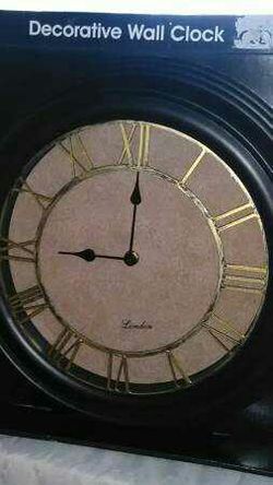 Wall clock! London brand! 13 inches. Brand new in box!