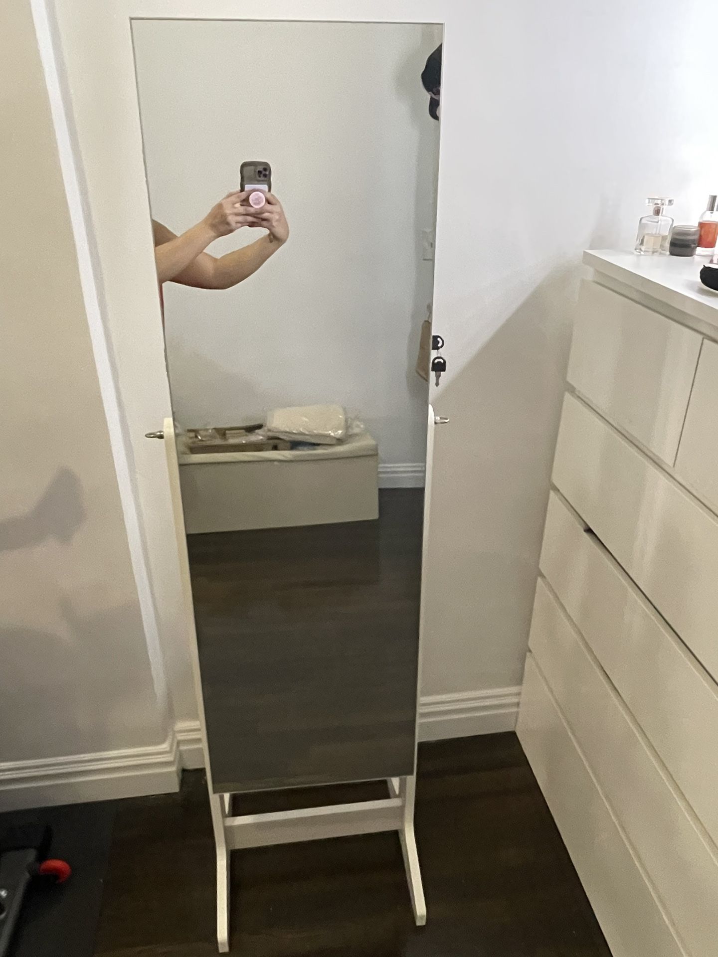 Standing Mirror Armoire