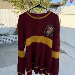 Harry Potter Gryffindor Quidditch Sweater