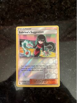 Pokeman cards Sabrina’s suggestion