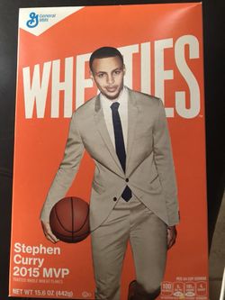 Steph Curry Wheaties box