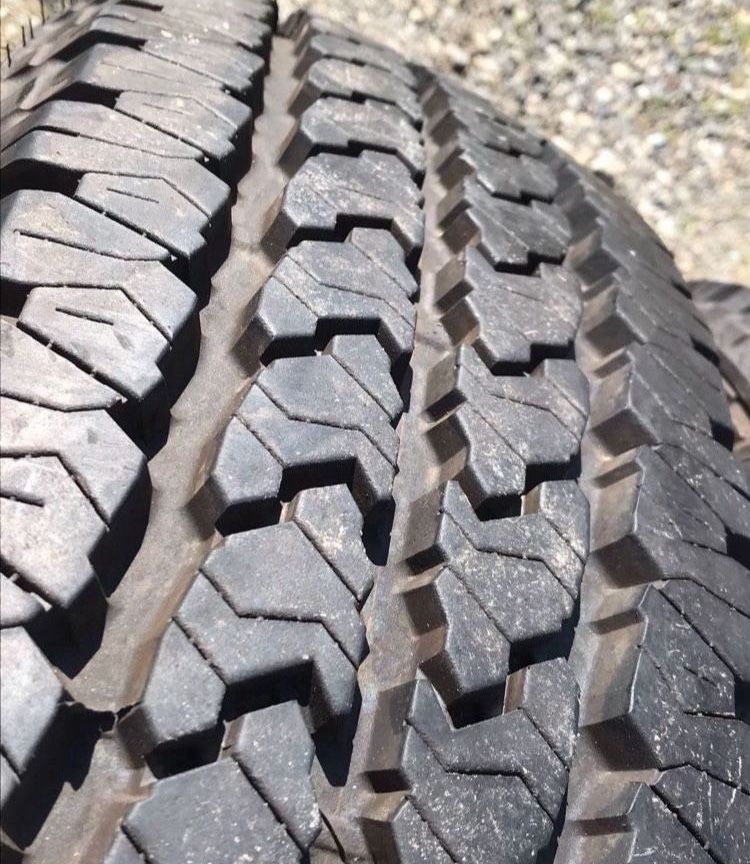 (TWO) Firestone Transforce AT Tires LT245 70 17, Load range E, 10 ply tires