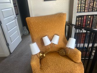 Pair of Double Wall Sconces .