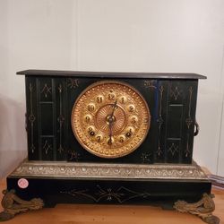 Antique Late 1800'S Cast Iron by ANSONIA clock Co. New York 