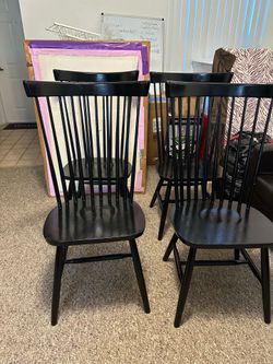 Black Tall Back Chairs