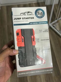 12V Car Jump Starter Portable Battery Booster Power Bank Flashlight