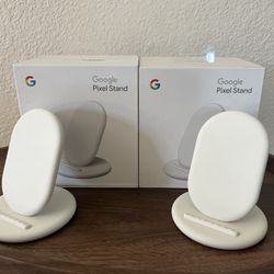 2 Pixel Stands, Cables, and Boxes