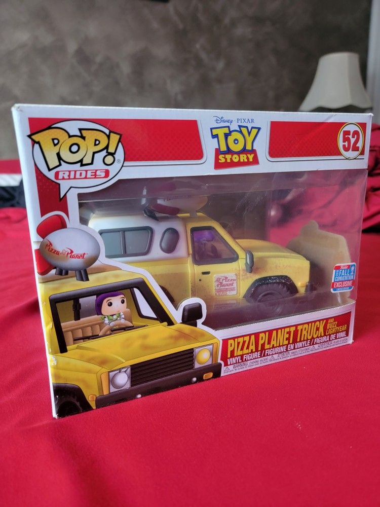 Pizza Planet Truck W Buzz Lightyear Pop Funko 2018 Fall