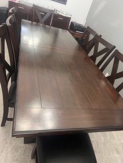 Large high top table 8 piece