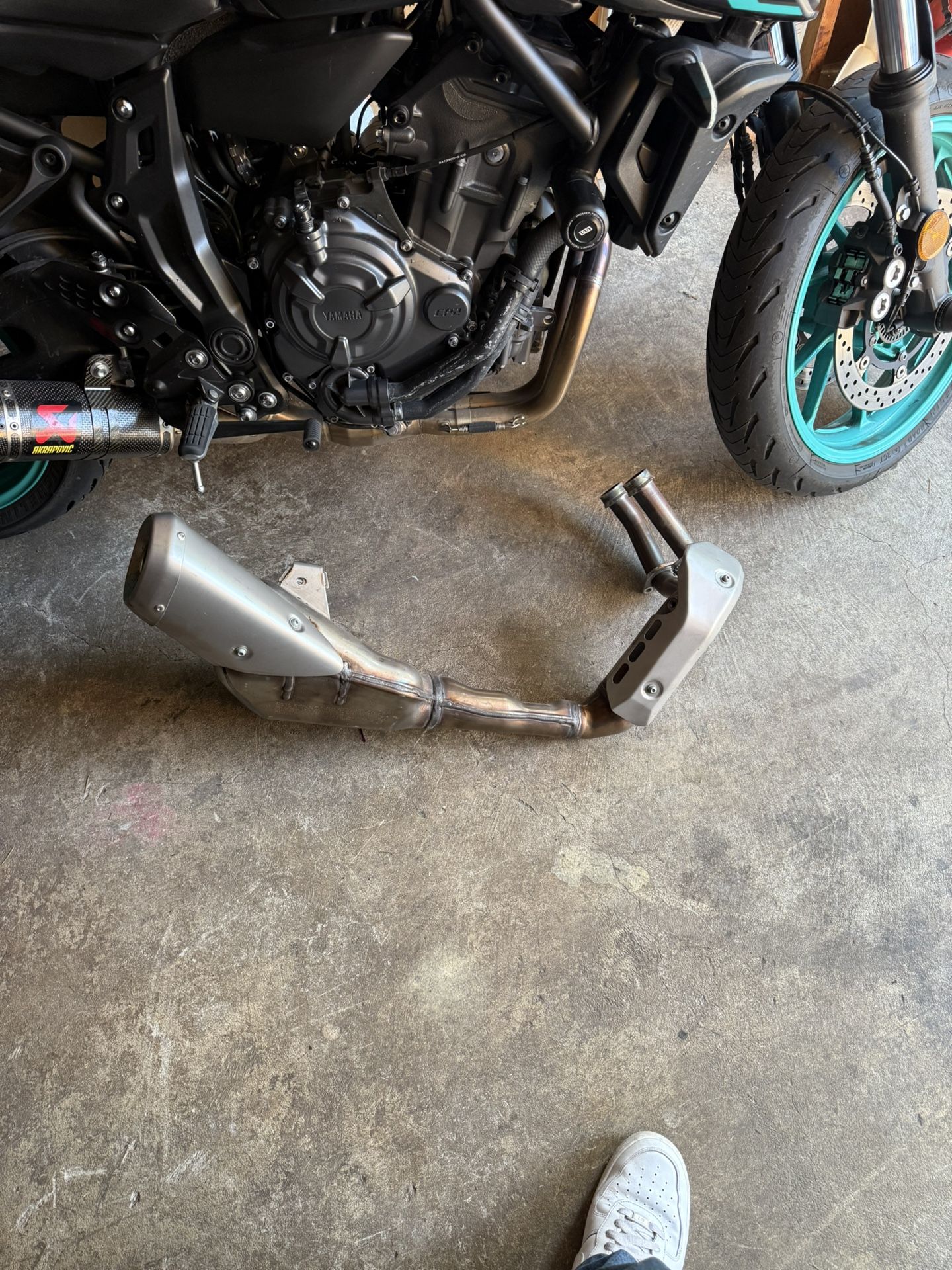 MT-07 Stock Exhaust