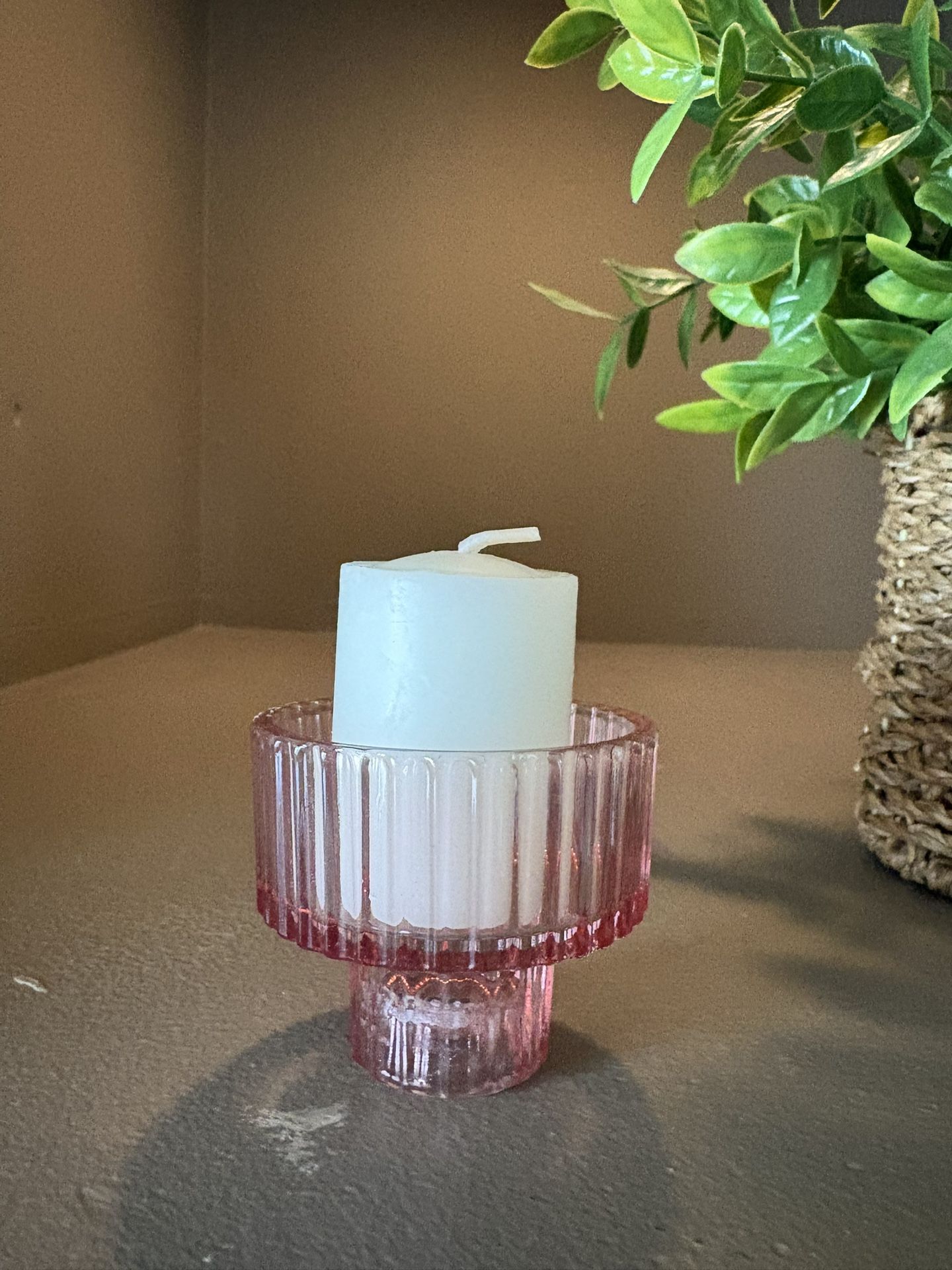 Candle Holders - 47 Pink Votive or Taper Candle Holders