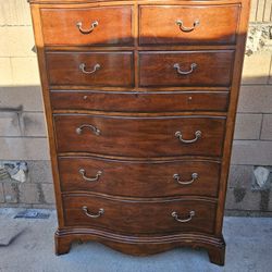 Vintage Dresser With Built-in Jewelry Drawer