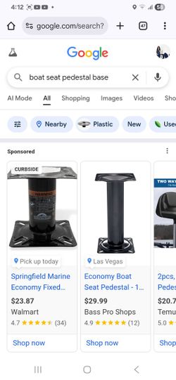 Boat Pedestal $50 Pair