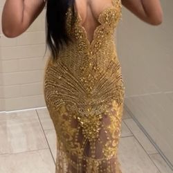 Gold Prom Dress