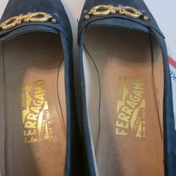 Ferragamo Black Shoe