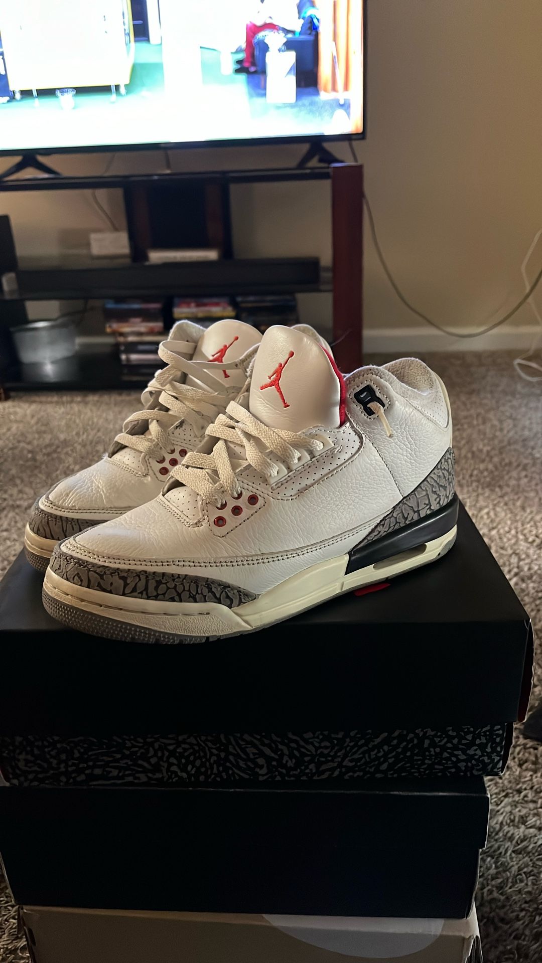 Jordan 3 White Cement (GS)
