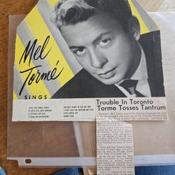 Mel Torme Autograph 