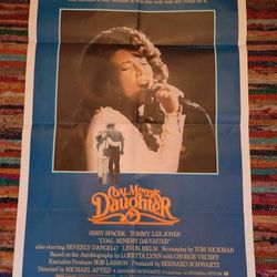 Coal Miner's Daughter Poster 1980 One Sheet 41" x 27" *10.00 Firm*