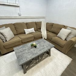  Beige Sectional for Sale. FREE SAME DAY DELIVERY!