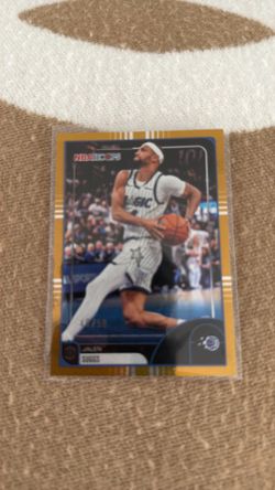 2025-26 Topps NBA Hoops Jalen Suggs Numbered 40/50 Orange Rainbow Foil #13 Magic