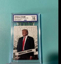 Donald Trump CGC 10 Prized Legend