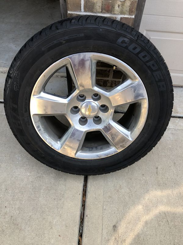 Set of 4 stock Chevy Tahoe Wheels and Tires. 275/55/20 for Sale in