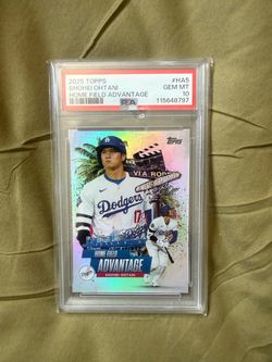 2025 topps shohei ohtani home field advantage psa 10