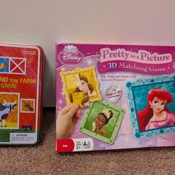 Various Toddler Board And Card Games