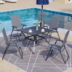 Outdoor Dining Patio Folding Chairs set of 4