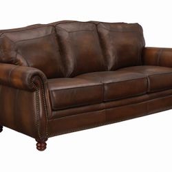 New Genuine Leather Sofa