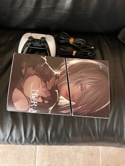 $475 PS5 Slim PlayStation 5 with NieR Automata Skin and two Controllers