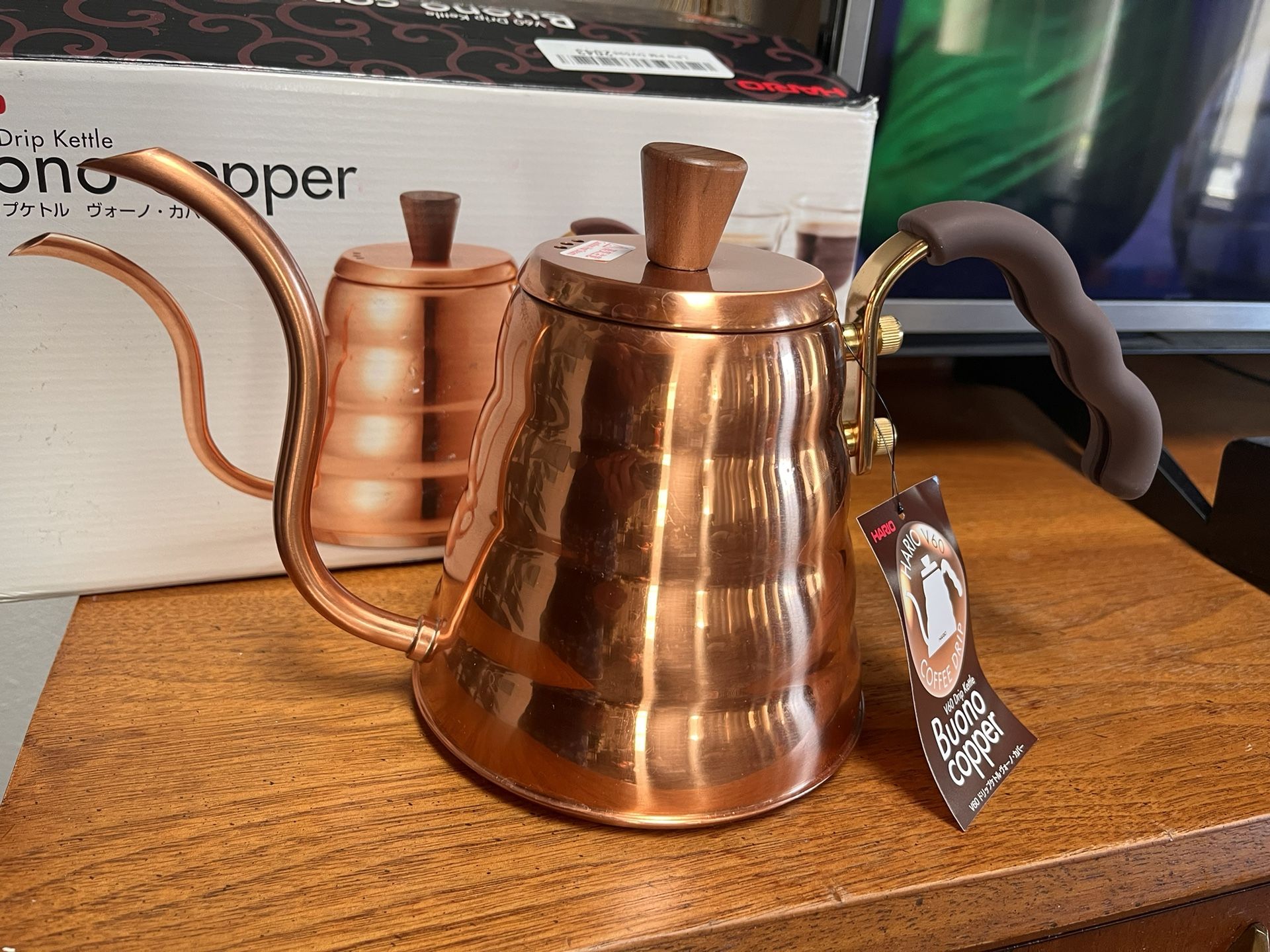 Hario Buono Copper Pour Over Kettle